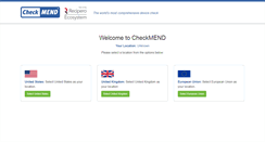Desktop Screenshot of checkmend.com